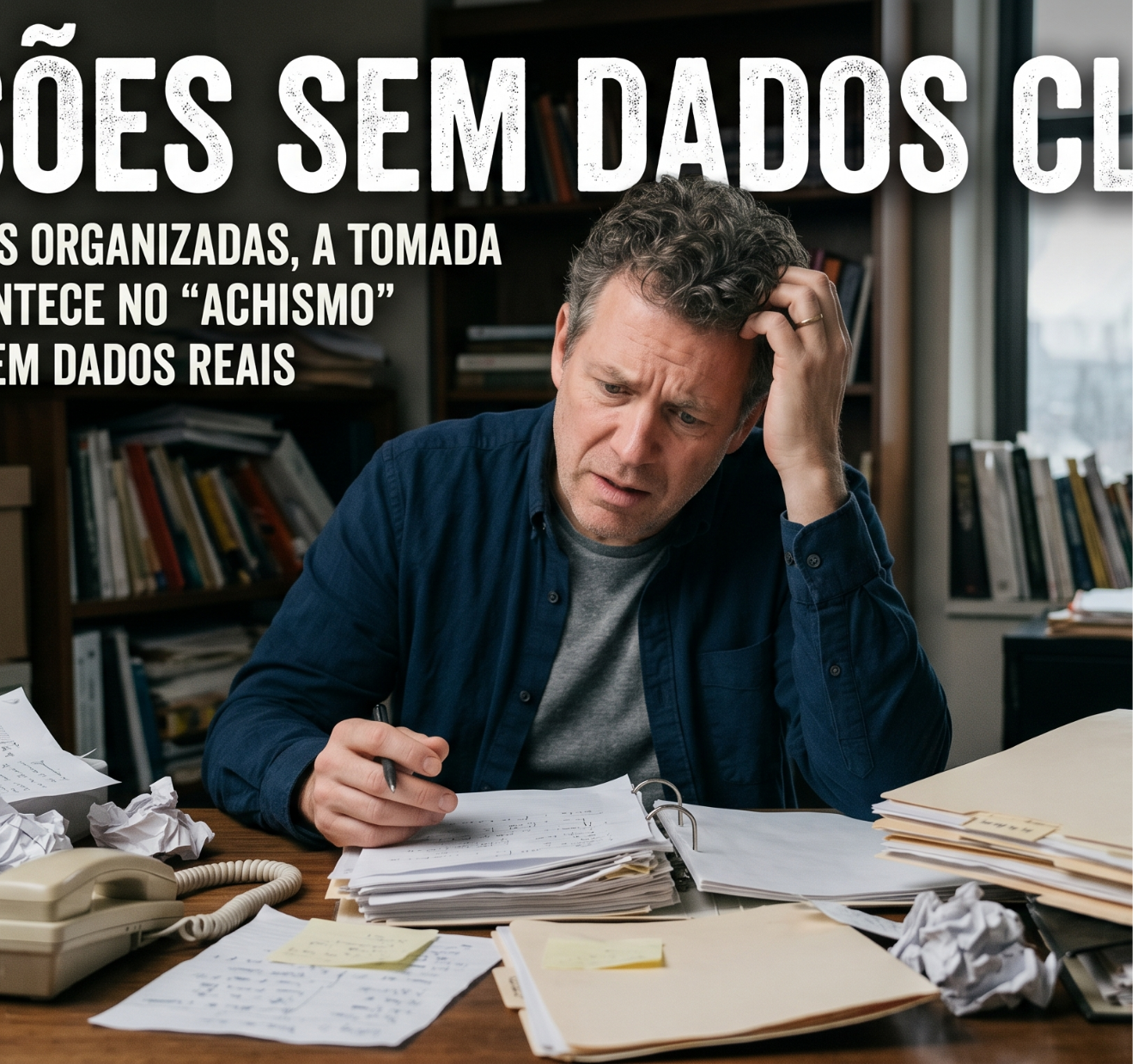 Decisões sem dados claros